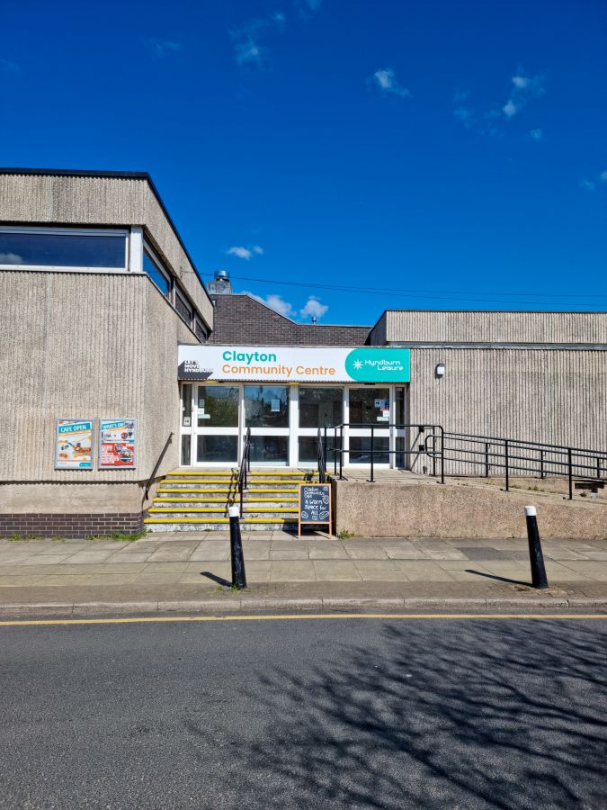 Outside Clayton Community Centre
